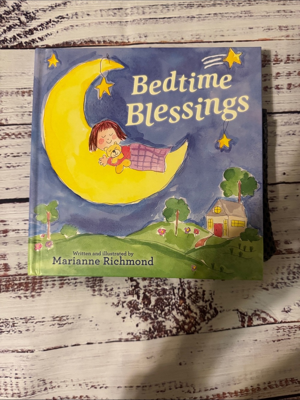 Bedtime Blessings Children's Book - Blue & Yellow